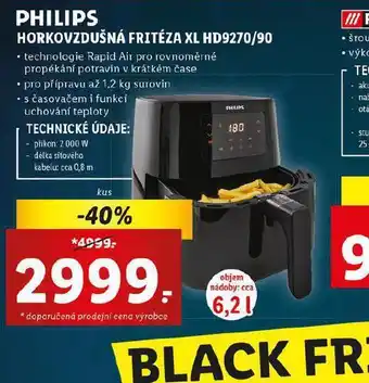 Lidl Horkovzdušná fritéza philips nabídka