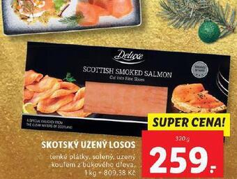 Lidl Skotský uzený losos nabídka
