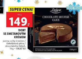 Lidl Dort se smetanovým krémem nabídka