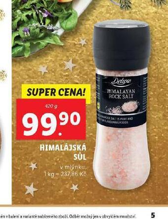 Lidl Himalajská sůl nabídka