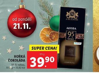 Lidl Hořká čokoláda nabídka