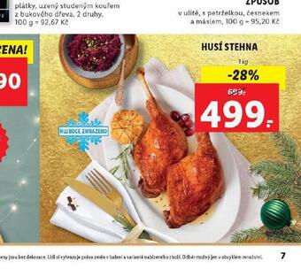 Lidl Husí stehna nabídka