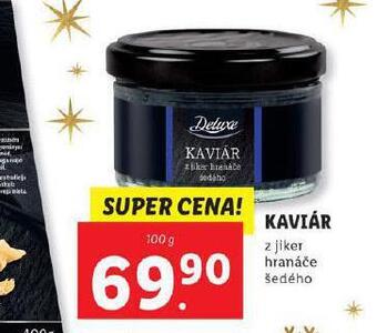 Lidl Kaviár nabídka