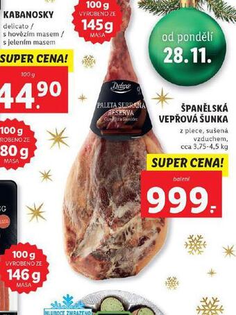 Španělská vepřová šunka