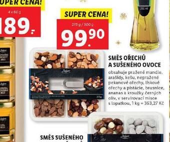 Lidl Směs ořechů a sušeného ovoce nabídka