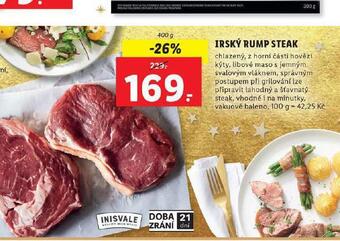 Lidl Irský rump steak nabídka