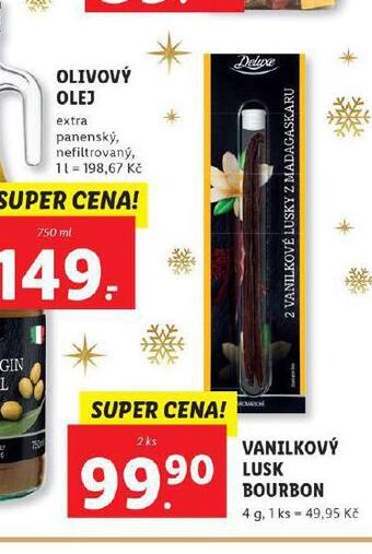 Lidl Vanilkový lusk bourbon nabídka