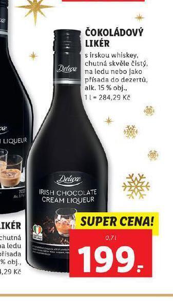Lidl Čokoládový likér nabídka
