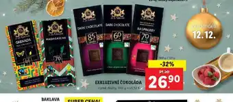 Lidl Exluzivní čokoláda nabídka