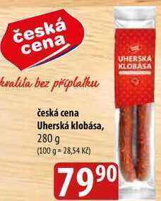 Bala Česká cena uherská klobása, 280 g nabídka
