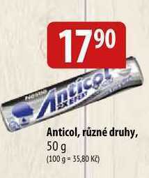 Anticol různé druhy, 50 g
