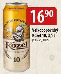 Bala Velkopopovický kozel 10, 0,5l nabídka