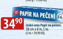Bala Česká cena papír na pečení, 38 cm x 8 m, 1 ks nabídka
