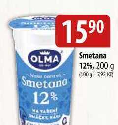 Bala Smetana 12%, 200 g nabídka