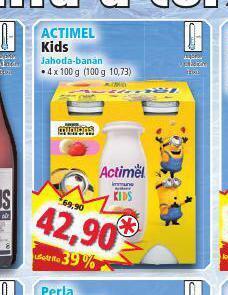 Norma Actimel kids nabídka