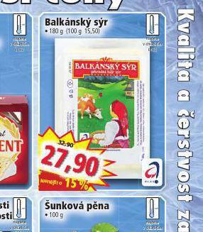 Norma Balkánský sýr nabídka
