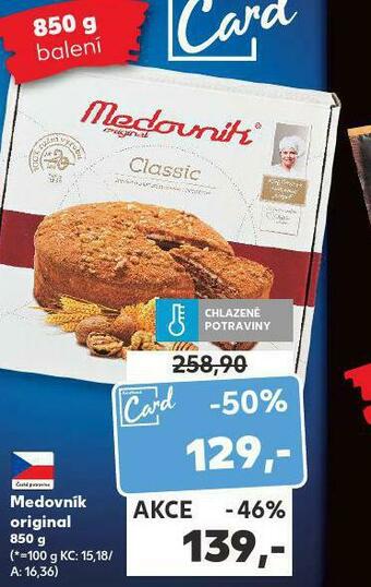 Kaufland Medovník original nabídka