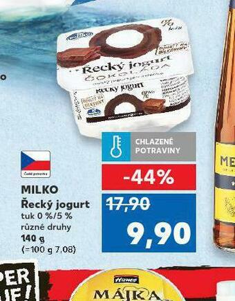 Kaufland Milko řecký jogurt nabídka