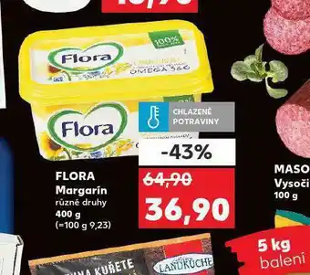 Kaufland Flora margarín 400 g nabídka