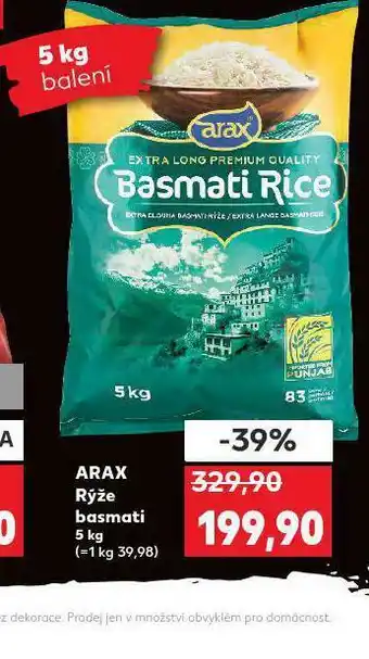 Kaufland Arax rýže basmati nabídka