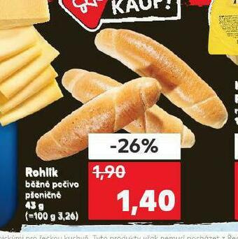 Kaufland Rohlík nabídka