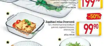 Billa Zapékací mísa nabídka