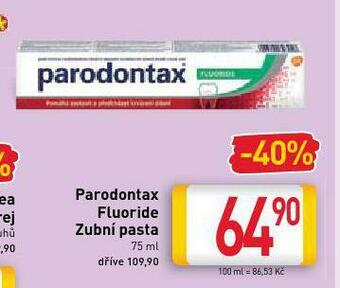 Billa Parodontax zubní pasta nabídka
