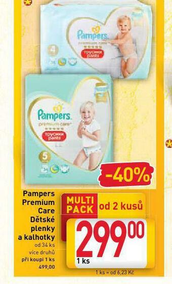 Billa Pampers dětské pleny nabídka