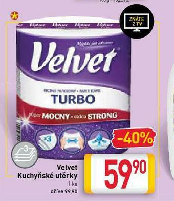 Billa Velvet kuchyňské utěrky nabídka