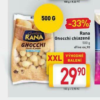 Billa Gnocchi chlazené nabídka