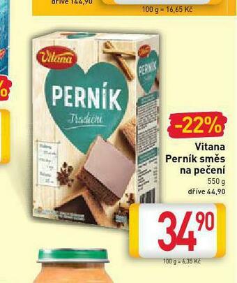 Billa Perník směs na pečení nabídka