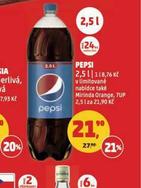 Penny Market Pepsi 2,5l nabídka