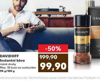 Kaufland Davidoff instantní káva nabídka