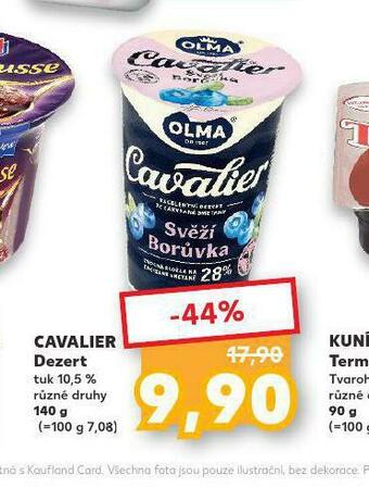 Kaufland Cavalier dezert nabídka