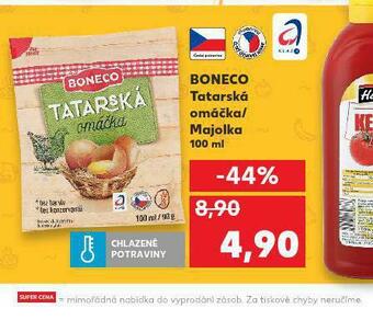 Kaufland Boneco tatarská omáčka / majolka nabídka