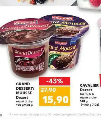 Grand dessert / mousse