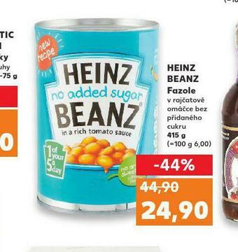 Kaufland Heinz beanz fazole nabídka