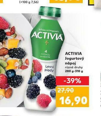 Kaufland Activia jogurtový nápoj nabídka