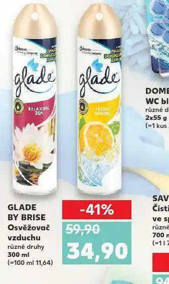Kaufland Glade ba brise osvěžovač vzduchu nabídka
