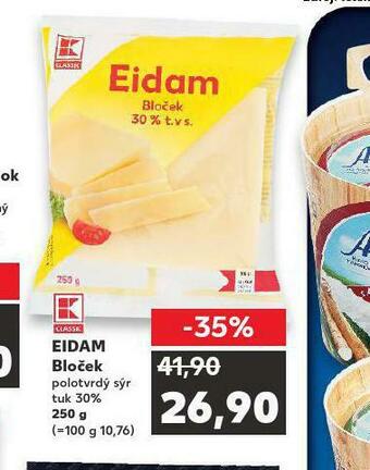 Kaufland Eidam bloček nabídka