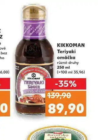 Kaufland Kikkoman teriaki omáčka nabídka