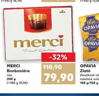 Kaufland Merci bonboniéra nabídka