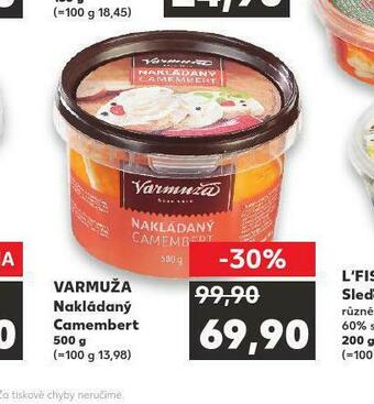 Kaufland Nakládaný camembert nabídka