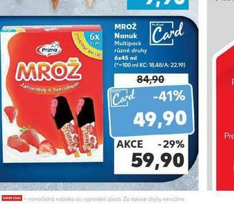 Kaufland Mrož nanuk nabídka