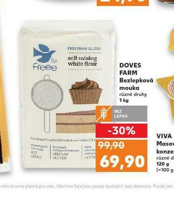 Kaufland Doves farm bezlepková mouka nabídka