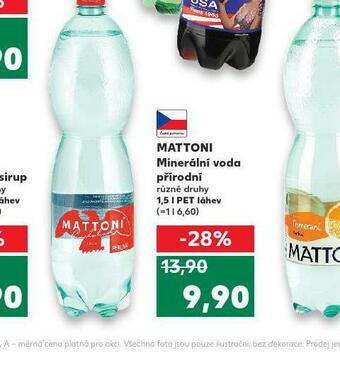 Kaufland Mattoni nabídka