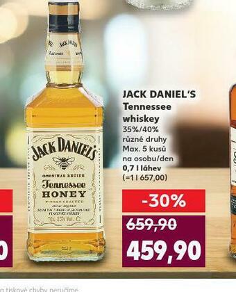 Kaufland Jack daniel´s tennessee whiskey nabídka