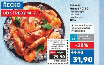 Kaufland Krevety růžové nabídka