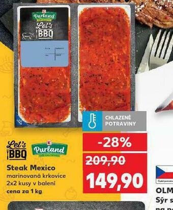 Kaufland Steak mexico nabídka