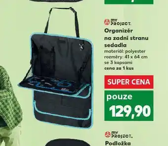 Kaufland Organizér na zadní starnu sedadla nabídka